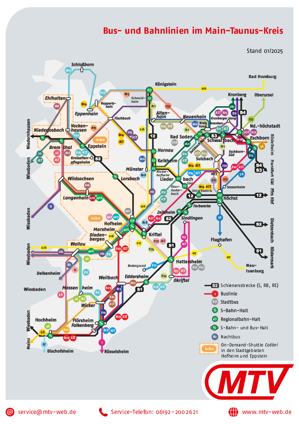 MTV Liniennetzplan 2025 Gesamt